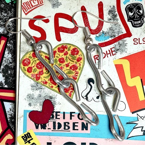 5 For $25💫Silver Punk Chain Dangles - Picture 3 of 4